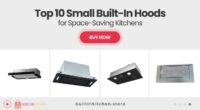 10 Compact Built-In Range Hoods Ideal for Small or Modular Kitchens