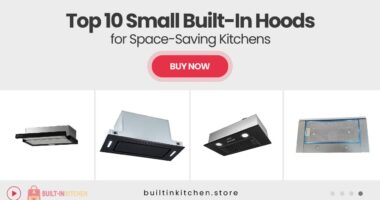 10 Compact Built-In Range Hoods Ideal for Small or Modular Kitchens
